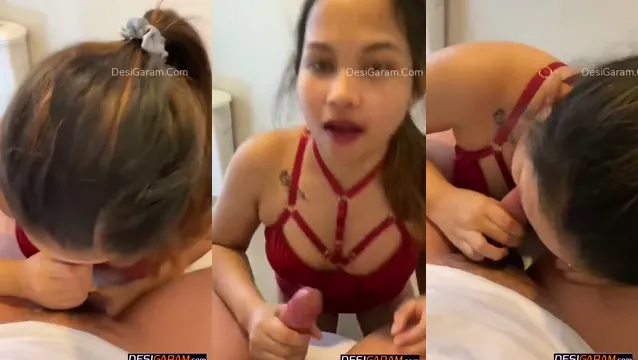 Naughty North East Girl Intense Blowjob Kisses - Desi Viral Oral Video