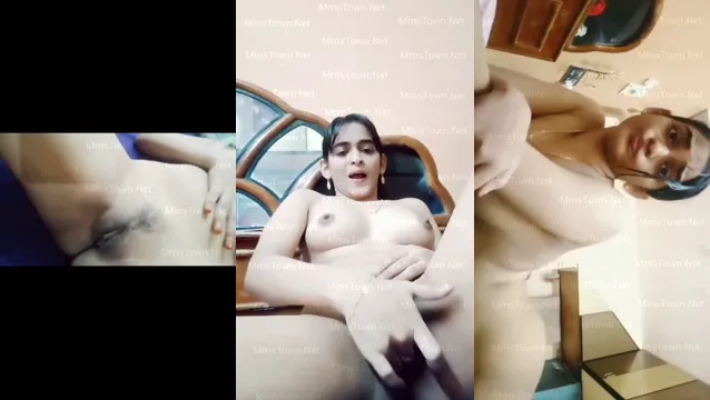 Sri Lankan Girl Obeys BF on Video Call - Shy Naked Masturbation