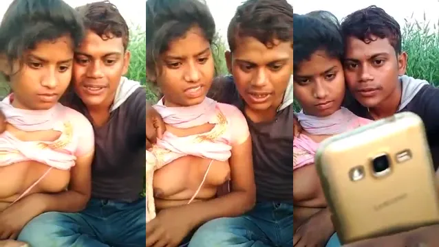 Desi Bihari Teen Small Boobs Exposed - Viral Amateur Clip