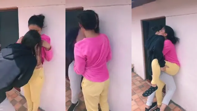 Duas Desi Step Sisters, peitos ao ar livre, chupando buceta e dedilhando - MMS viral vazado