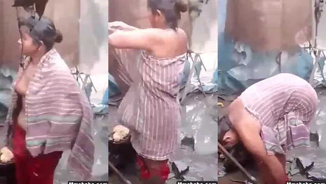 Watch देसी भाभी नहाते हुए कैद - कामुक खिड़की दृश्यरतिक लीक वीडियो full viral video leaked