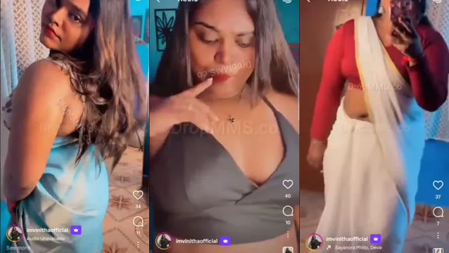 Tamil Insta Vinitha Exclusive Live - Hot Desi Masti Viral Video