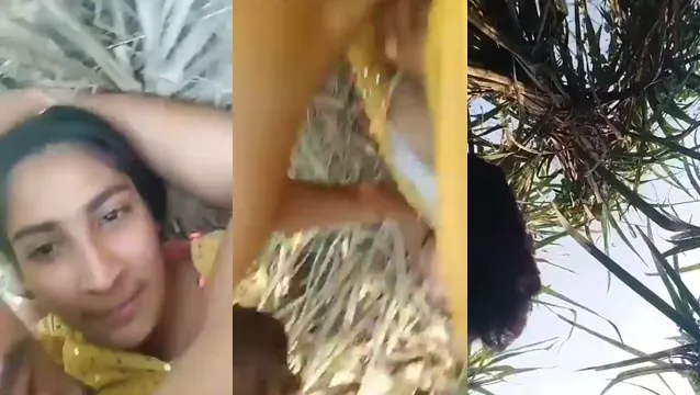 Desi Köy Kızı Orman Çıplak Sikiş - Viral MMS Dış Mekan Seks Sızan