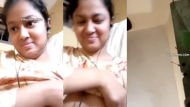 Desi Girl Nude MMS Leaked - Big Tits Solo Action (1) Exposure