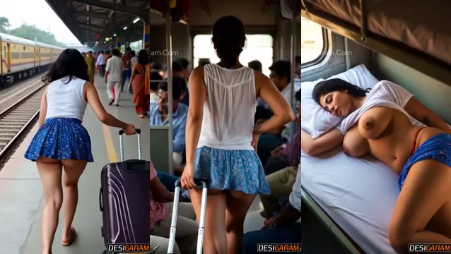 Collegamento pubblico del treno rischioso di una coppia desi - Video HD di esibizionismo consensuale