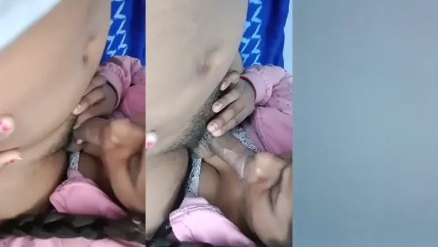 Viral Reverse Blowjob - Tadka GF Sucks BF Like Crazy in Hot Clip