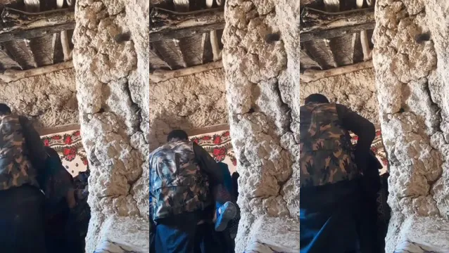 Pashto Bhabhi scopa in piedi nella Rock House - Video hot desi trapelato