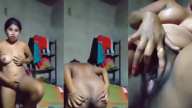 Desi Bhabhi fingert sich nackt – Wahnsinniges durchgesickertes Sexvideo