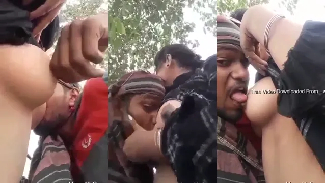 Desi Girl Seins Sucer Par Son Amant - MMS Indien Viral Chaud Fuite
