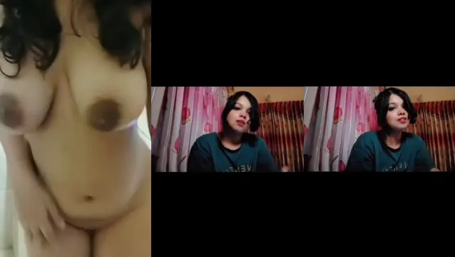 Watch Horny Desi GF Big Boobs Play - Beautiful Amateur Teasing Video full viral video leaked