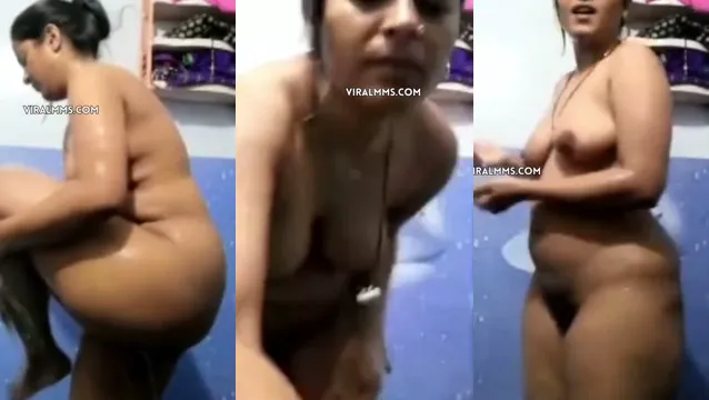 Leaked Desi Bhabhi Nude Bathing MMS - Wet Amateur MILF (1) - Steamy Outdoor Viral Video