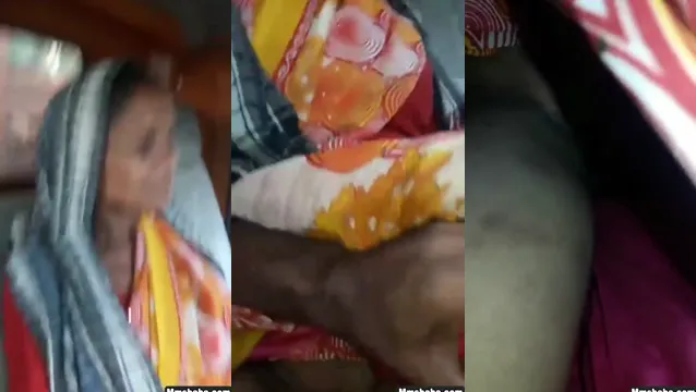 Desi Granny Shows Pussy for Lift - Pervert Truck Driver Leaked Video