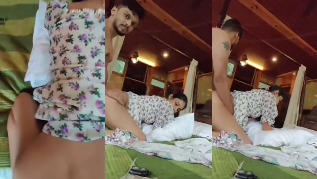 Desi Girl Moans Daddy in Rough Doggy - Insane Outdoor Fuck