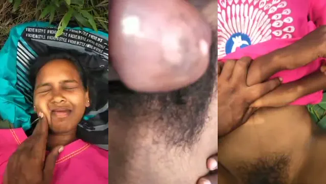 Coño peludo Desi novia jungla cogida al aire libre - MMS viral filtrado