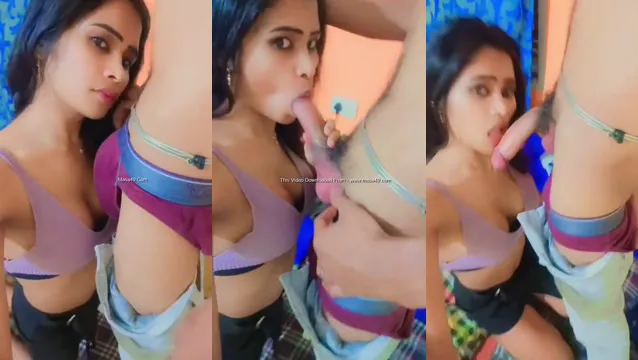 Seksowny lodzik Mallu Bhabhi - gorąca ciocia Desi ssie głęboko