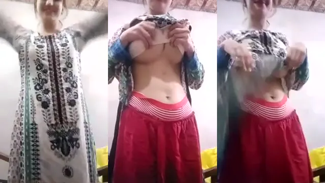 Pakistanisches Mädchen mit großen runden Brüsten - Desi BF Hot Shaking 🔥