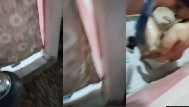 Hot Desi Mom Bathing Capture - Viral MMS Leaked Village Video