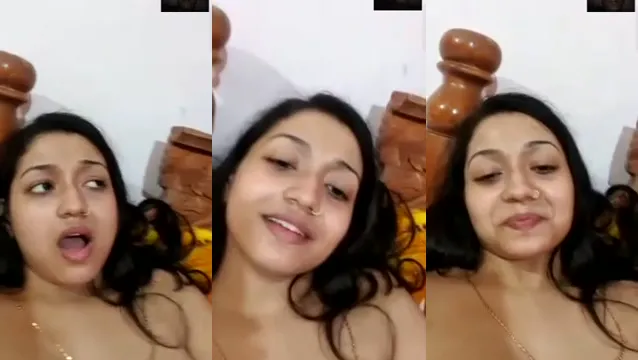 Azgın Desi Kız Göğüsler ve Parmaklar Kedi Gösterir - Yağ Mastürbasyon Videosu