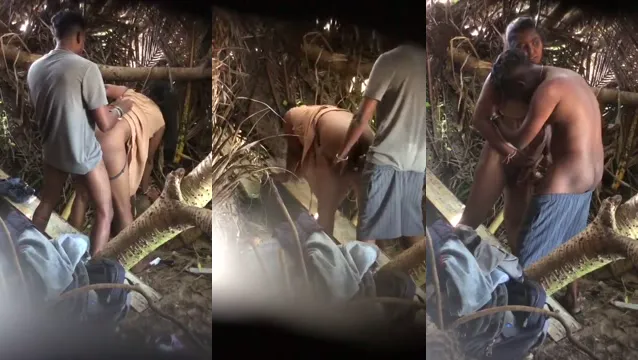 Wirusowy seks w dżungli Desi - skandaliczny klip HD na świeżym powietrzu