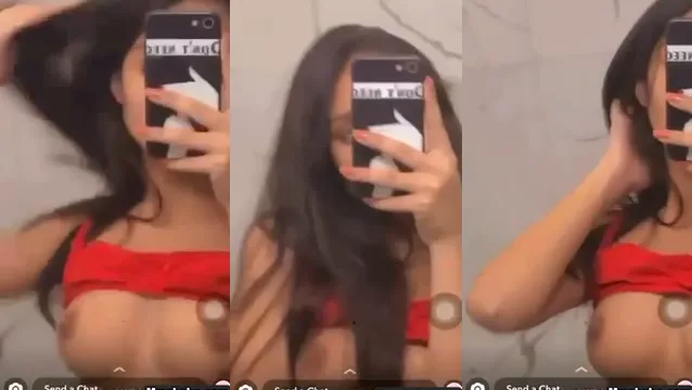 Cute Desi Girl Boobs Tease - Video Tetangga Bocor