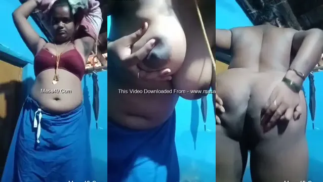 Tamil Karısı Çıplak Vücut Gösteriyor - Sıcak Sızan Viral Video
