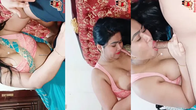 Desi BBW Bhabhi zuigt en wordt hard geneukt - Virale amateurvideo