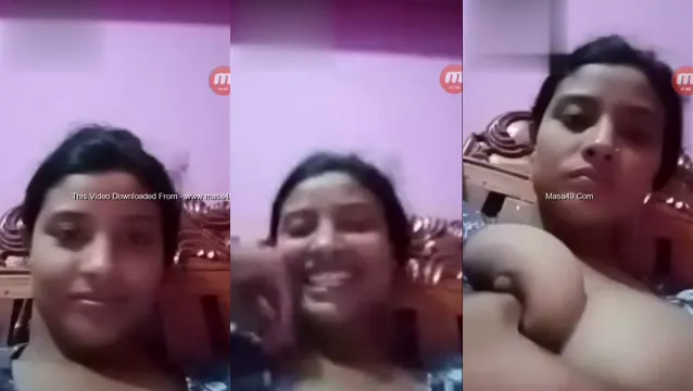 Desi Girl Brüste und Muschi blitzen auf – freche Neckerei des Liebhabers