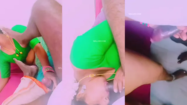 Napalona BBW telugu żona robi loda i mocno się rucha - indyjski film porno Desi