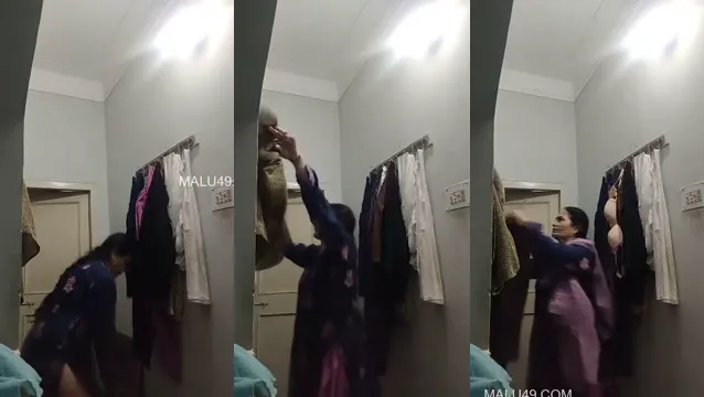 Desi Lady cambiándose de ropa Video oculto - Viral filtrado Bangla MMS