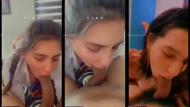 Hot Desi College Girl Uniform Sloppy Blowjob - Naughty Amateur Exposed Video