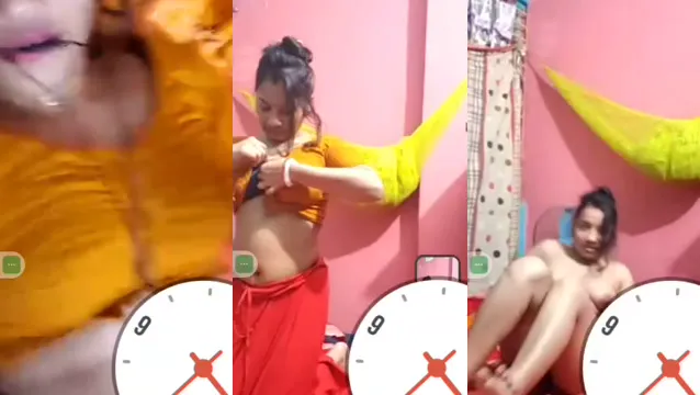 Azgın Desi Boudi Parmaklama - Viral Village MMS Videosu Sızan