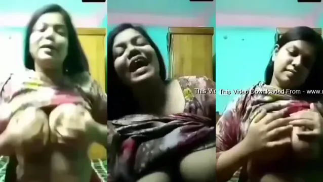 Geiles Desi-Mädchen mit großen Brüsten spielt - heißer Amateur-Solo-Tease